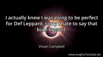 Englisches Zitat von Vivian Campbell als Bild