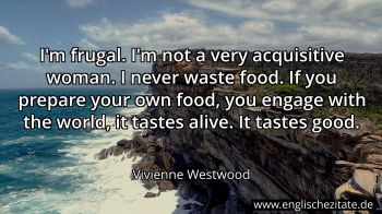 Englisches Zitat von Vivienne Westwood als Bild