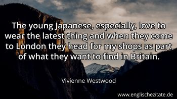 Englisches Zitat von Vivienne Westwood als Bild