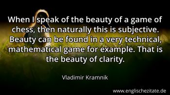 Englisches Zitat von Vladimir Kramnik als Bild