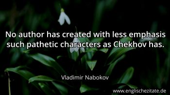 Englisches Zitat von Vladimir Nabokov als Bild
