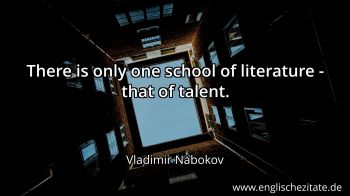 Englisches Zitat von Vladimir Nabokov als Bild