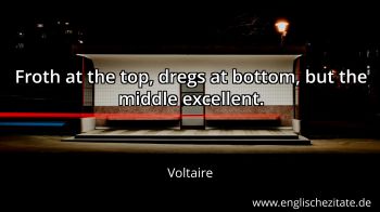 Englisches Zitat von Voltaire als Bild