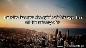 Englisches Zitat von Voltaire als Bild