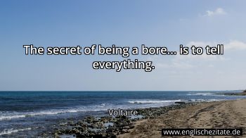 Englisches Zitat von Voltaire als Bild