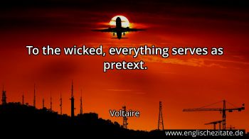 Englisches Zitat von Voltaire als Bild