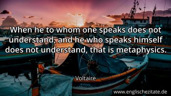 Englisches Zitat von Voltaire als Bild