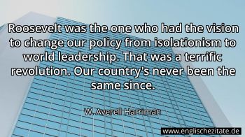 Englisches Zitat von W. Averell Harriman als Bild