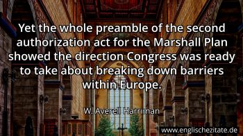 Englisches Zitat von W. Averell Harriman als Bild