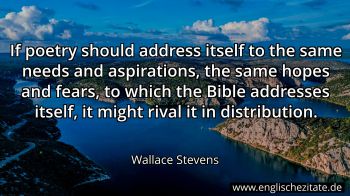 Englisches Zitat von Wallace Stevens als Bild