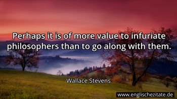 Englisches Zitat von Wallace Stevens als Bild