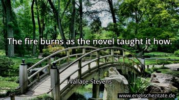 Englisches Zitat von Wallace Stevens als Bild