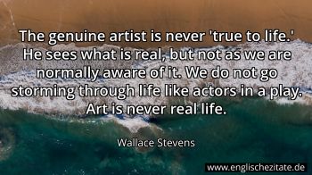 Englisches Zitat von Wallace Stevens als Bild