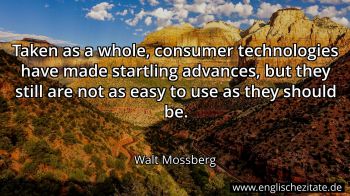 Englisches Zitat von Walt Mossberg als Bild