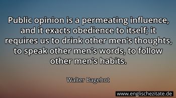 Englisches Zitat von Walter Bagehot als Bild