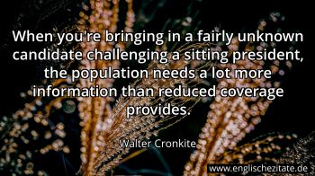 Englisches Zitat von Walter Cronkite als Bild