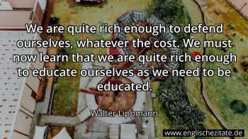 Englisches Zitat von Walter Lippmann als Bild
