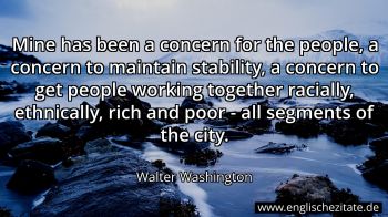 Englisches Zitat von Walter Washington als Bild