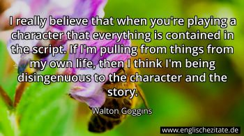 Englisches Zitat von Walton Goggins als Bild