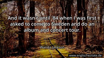Englisches Zitat von Wanda Jackson als Bild