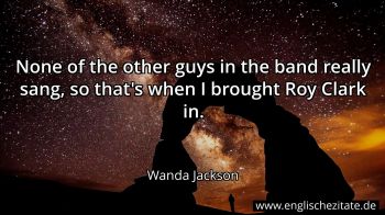 Englisches Zitat von Wanda Jackson als Bild