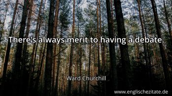 Englisches Zitat von Ward Churchill als Bild