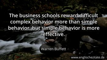 Englisches Zitat von Warren Buffett als Bild