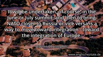 Englisches Zitat von Warren Christopher als Bild