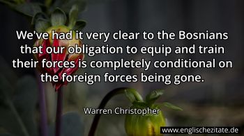 Englisches Zitat von Warren Christopher als Bild