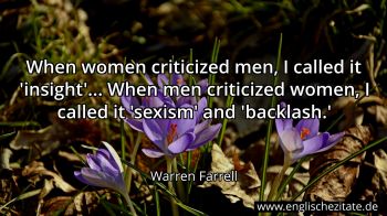 Englisches Zitat von Warren Farrell als Bild