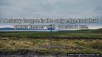 Englisches Zitat von Washington Irving als Bild