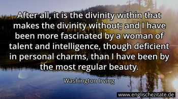 Englisches Zitat von Washington Irving als Bild