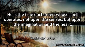 Englisches Zitat von Washington Irving als Bild
