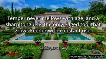 Englisches Zitat von Washington Irving als Bild