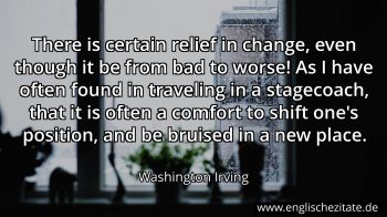 Englisches Zitat von Washington Irving als Bild