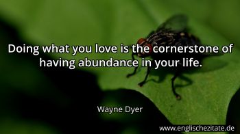 Englisches Zitat von Wayne Dyer als Bild