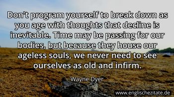 Englisches Zitat von Wayne Dyer als Bild