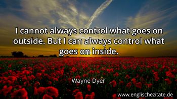 Englisches Zitat von Wayne Dyer als Bild