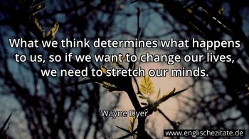 Englisches Zitat von Wayne Dyer als Bild