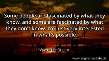 Englisches Zitat von Wayne McGregor als Bild