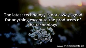 Englisches Zitat von Wendell Berry als Bild