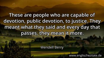Englisches Zitat von Wendell Berry als Bild