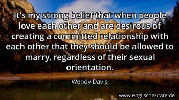 Englisches Zitat von Wendy Davis als Bild
