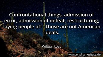 Englisches Zitat von Wilbur Ross als Bild