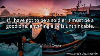 Englisches Zitat von Wilfred Owen als Bild