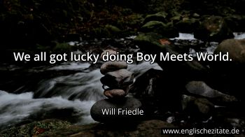 Englisches Zitat von Will Friedle als Bild