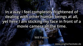 Englisches Zitat von Will Patton als Bild