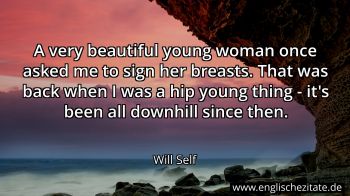Englisches Zitat von Will Self als Bild