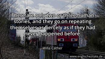 Englisches Zitat von Willa Cather als Bild
