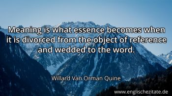 Englisches Zitat von Willard Van Orman Quine als Bild